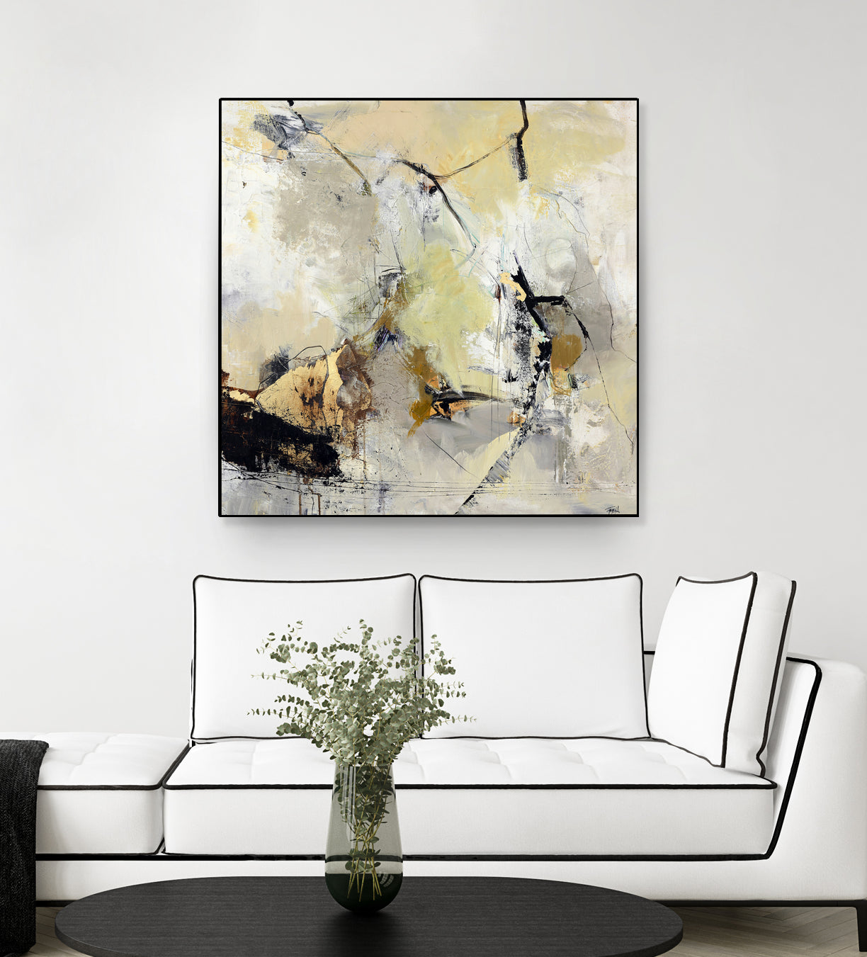 Summerwind by Design Fabrikken on GIANT ART - white abstracts