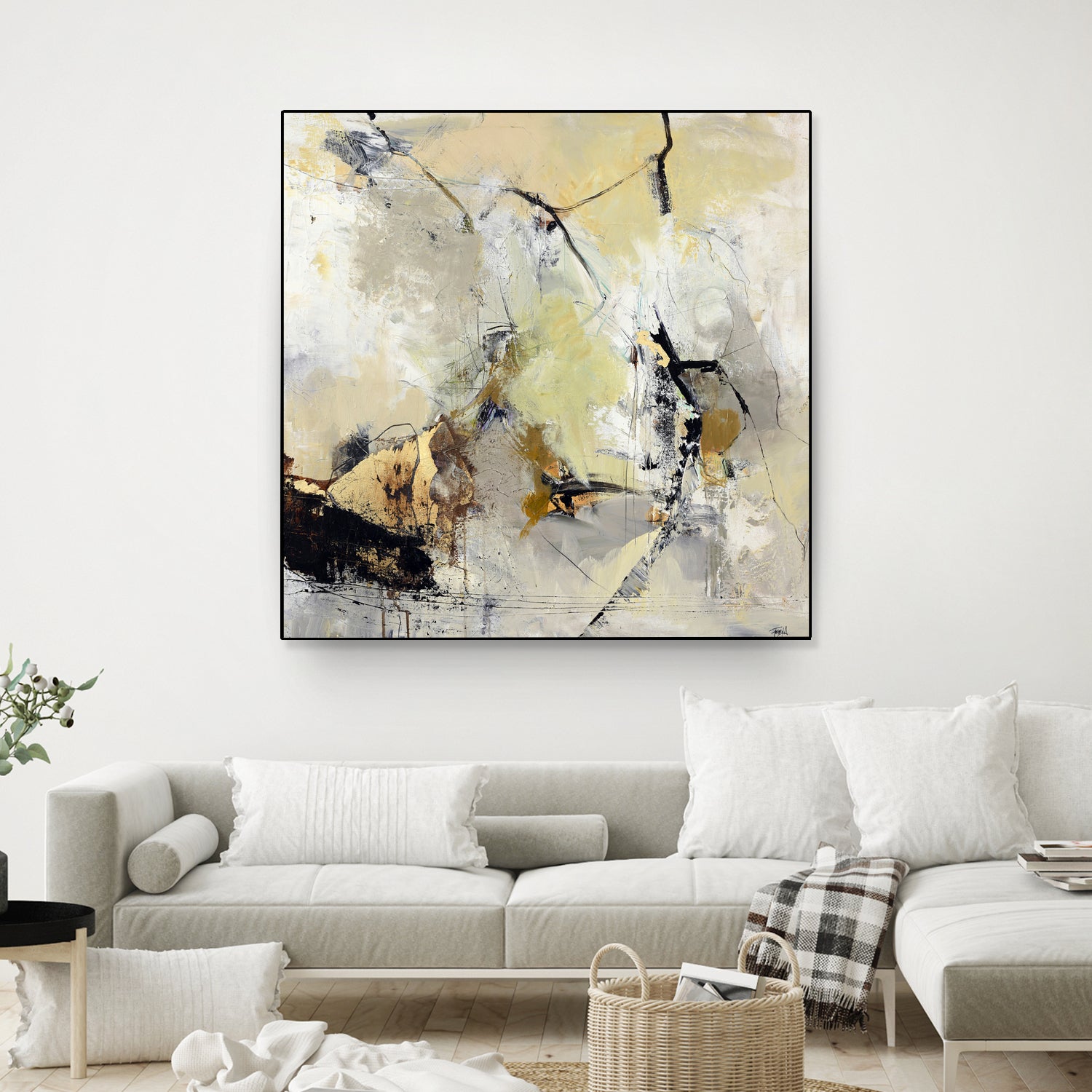 Summerwind by Design Fabrikken on GIANT ART - white abstracts