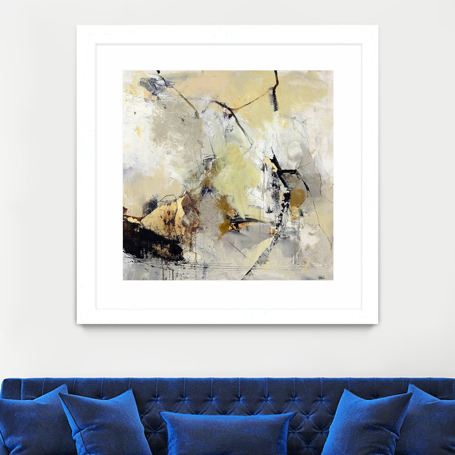 Summerwind by Design Fabrikken on GIANT ART - white abstracts