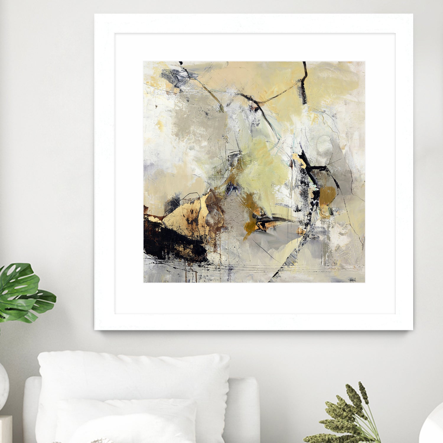 Summerwind by Design Fabrikken on GIANT ART - white abstracts