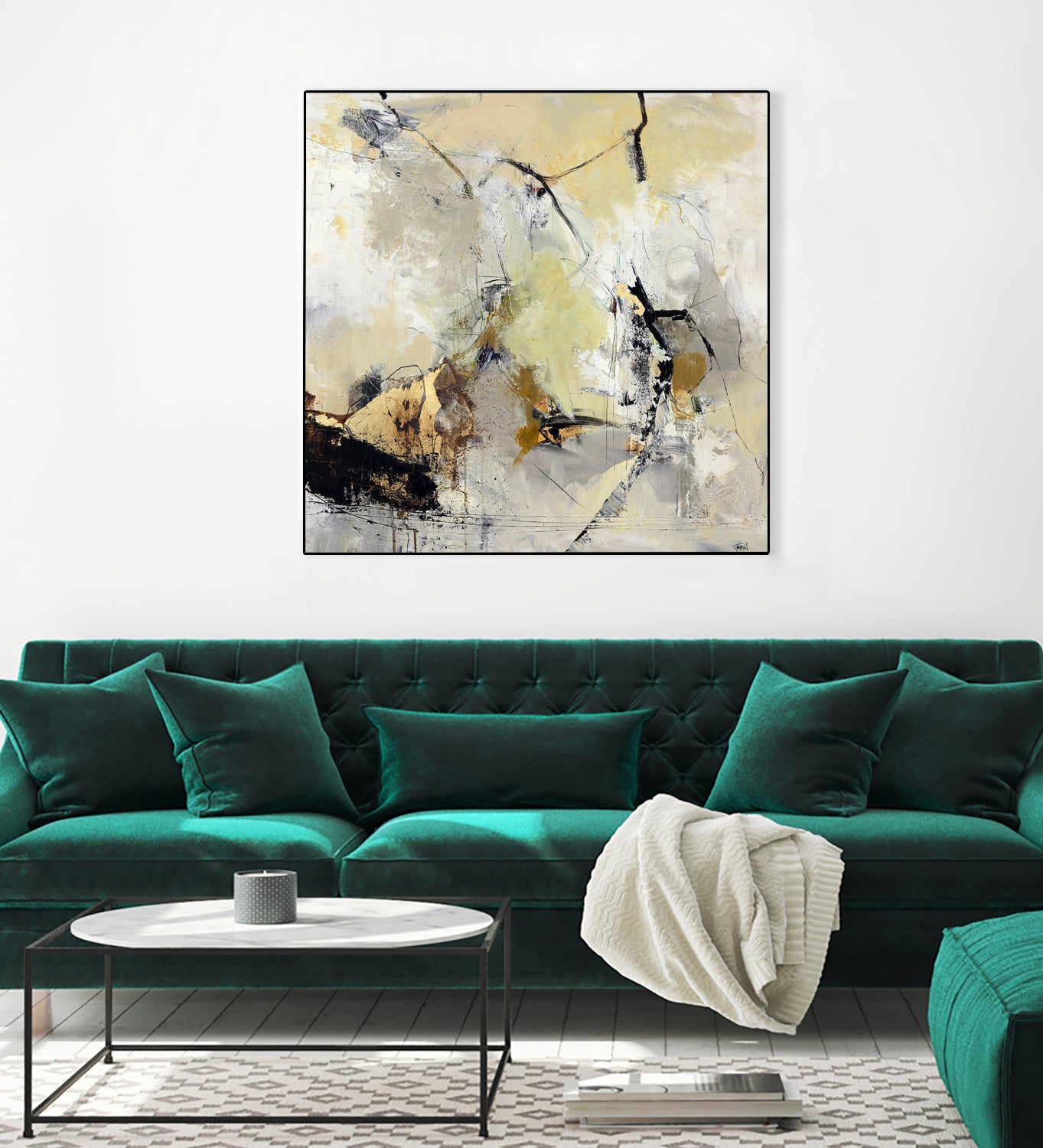 Summerwind by Design Fabrikken on GIANT ART - white abstracts