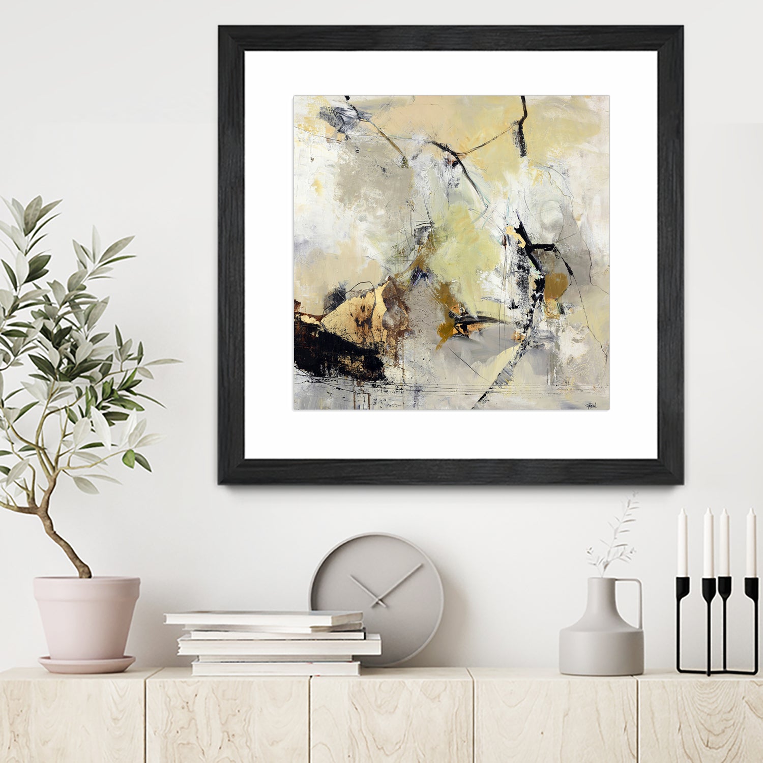 Summerwind by Design Fabrikken on GIANT ART - white abstracts