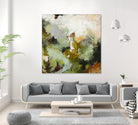 Evergreen 1 by Design Fabrikken on GIANT ART - gold floral/still life