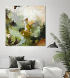 Evergreen 1 by Design Fabrikken on GIANT ART - gold floral/still life