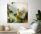 Evergreen 1 by Design Fabrikken on GIANT ART - gold floral/still life