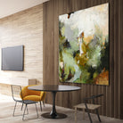 Evergreen 1 by Design Fabrikken on GIANT ART - gold floral/still life