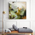 Evergreen 1 by Design Fabrikken on GIANT ART - gold floral/still life