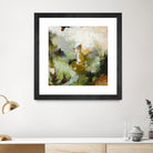 Evergreen 1 by Design Fabrikken on GIANT ART - gold floral/still life