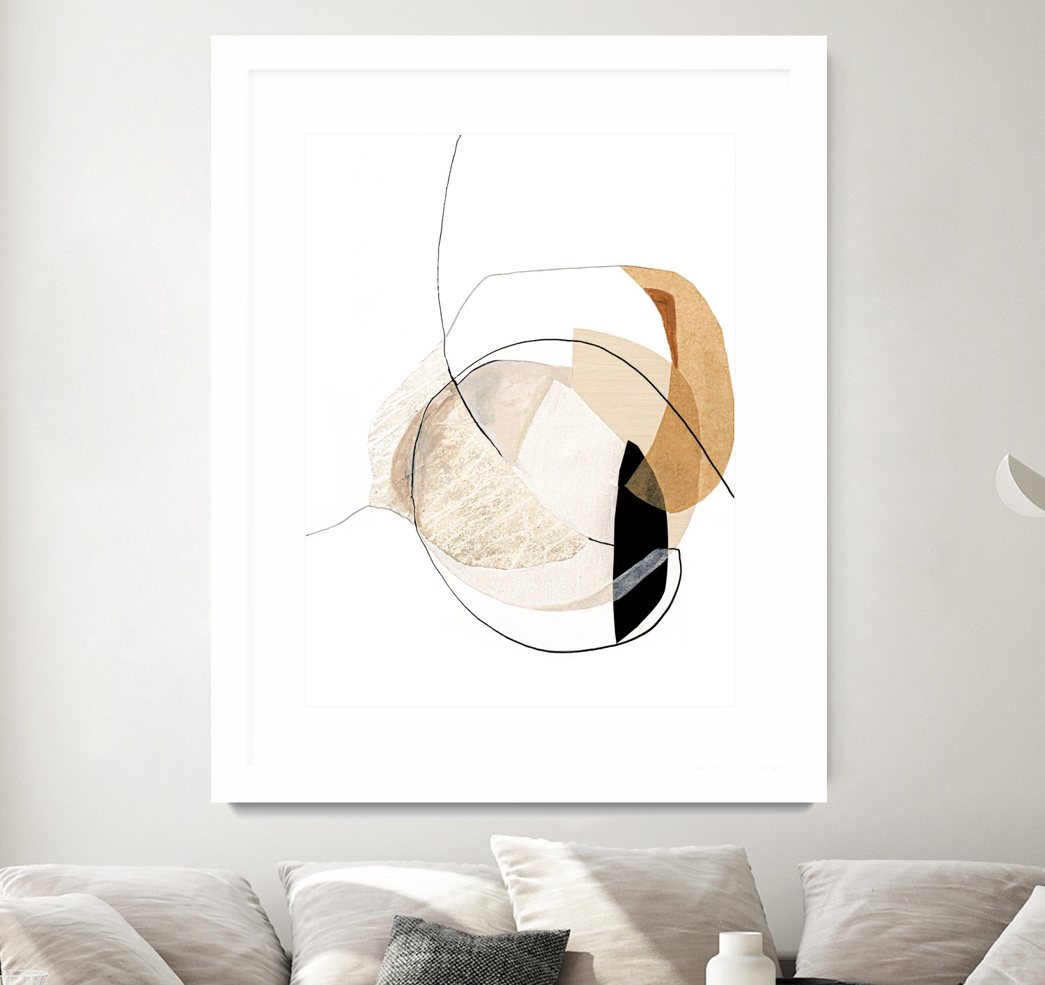 Graphical  Shapes 4 by Design Fabrikken  on GIANT ART - black abstract