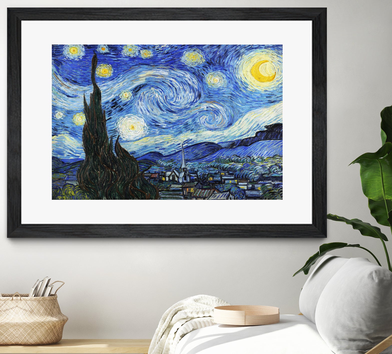 Starry Night  by Vincent Van Gogh on GIANT ART - blue museum