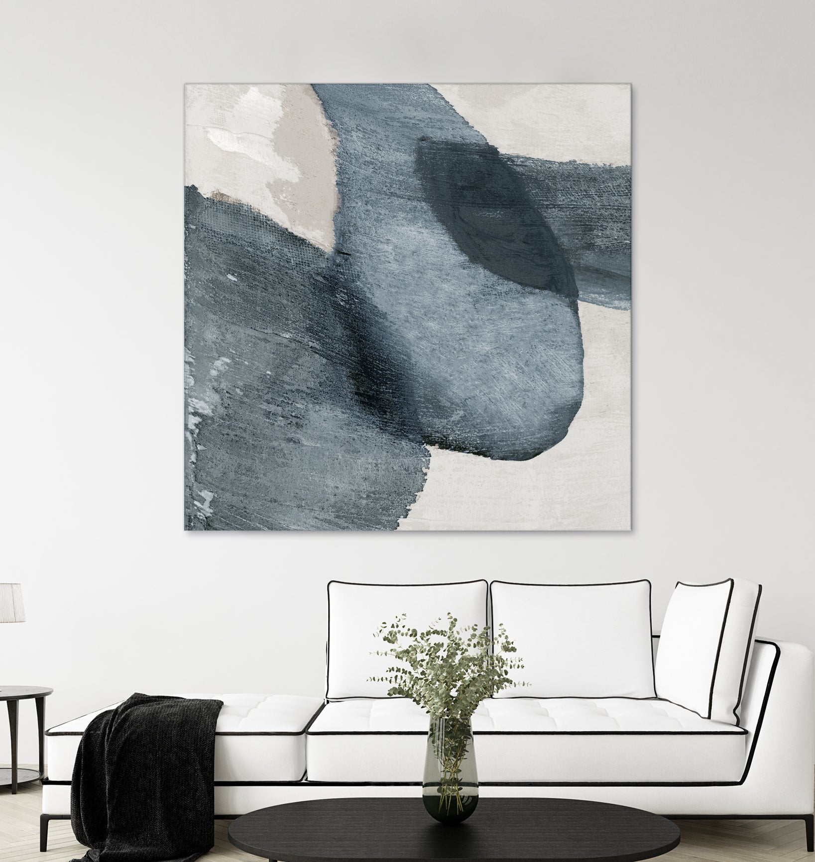 Blue Reverie II by Jacob Q on GIANT ART - blue shapes cloud dancer 