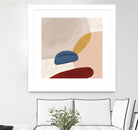 Pink Pebbles II by Eva Watts  on GIANT ART - pink shapes