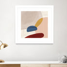 Pink Pebbles II by Eva Watts  on GIANT ART - pink shapes