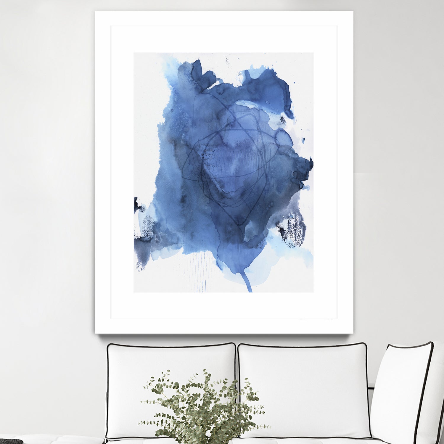 Into The Deep Blue I by Andrea Haase on GIANT ART - abstract