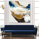 Crashing Blue by Pi Studio on GIANT ART - blue