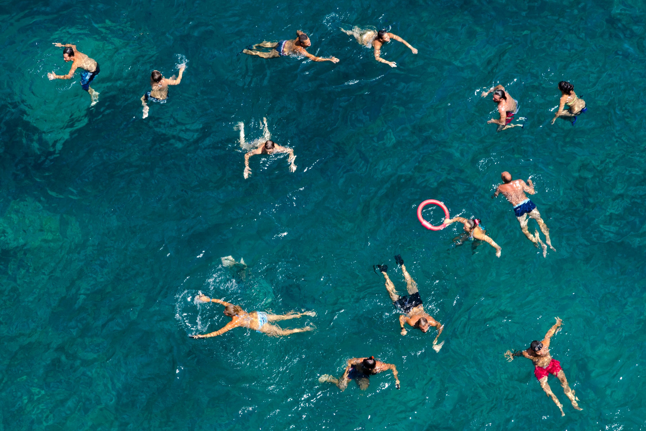 Blue water swim by Carlo on GIANT ART - action summer