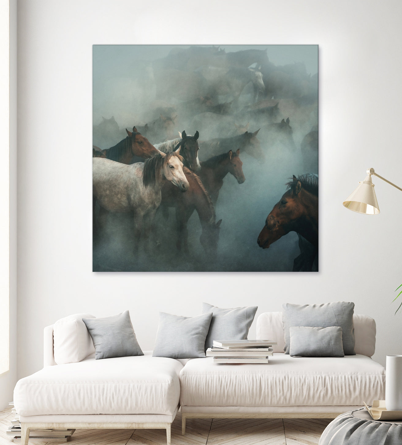 lost horses by Huseyin on GIANT ART - animals horses