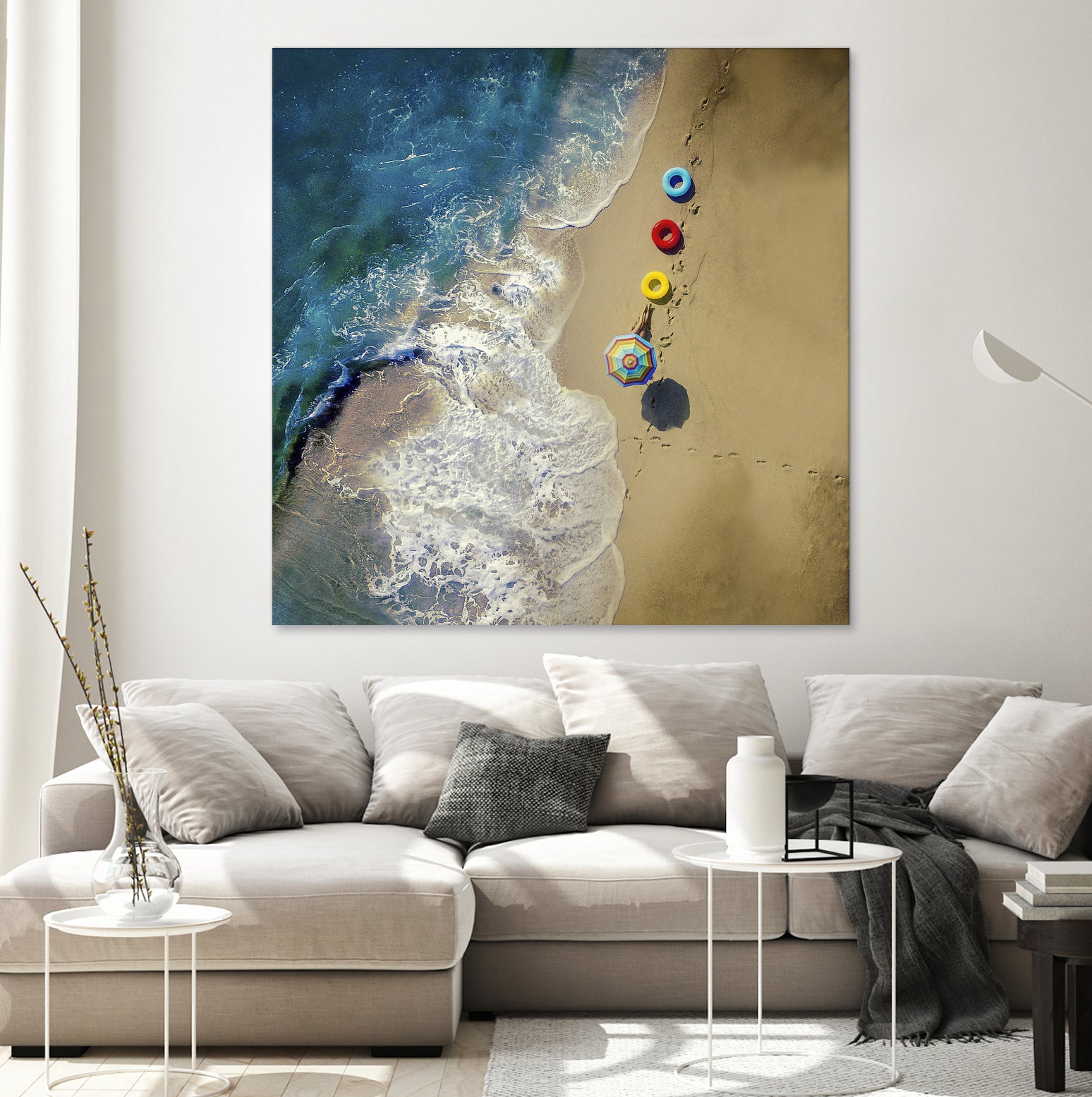 hi summer! by ambra on GIANT ART - landscape beach