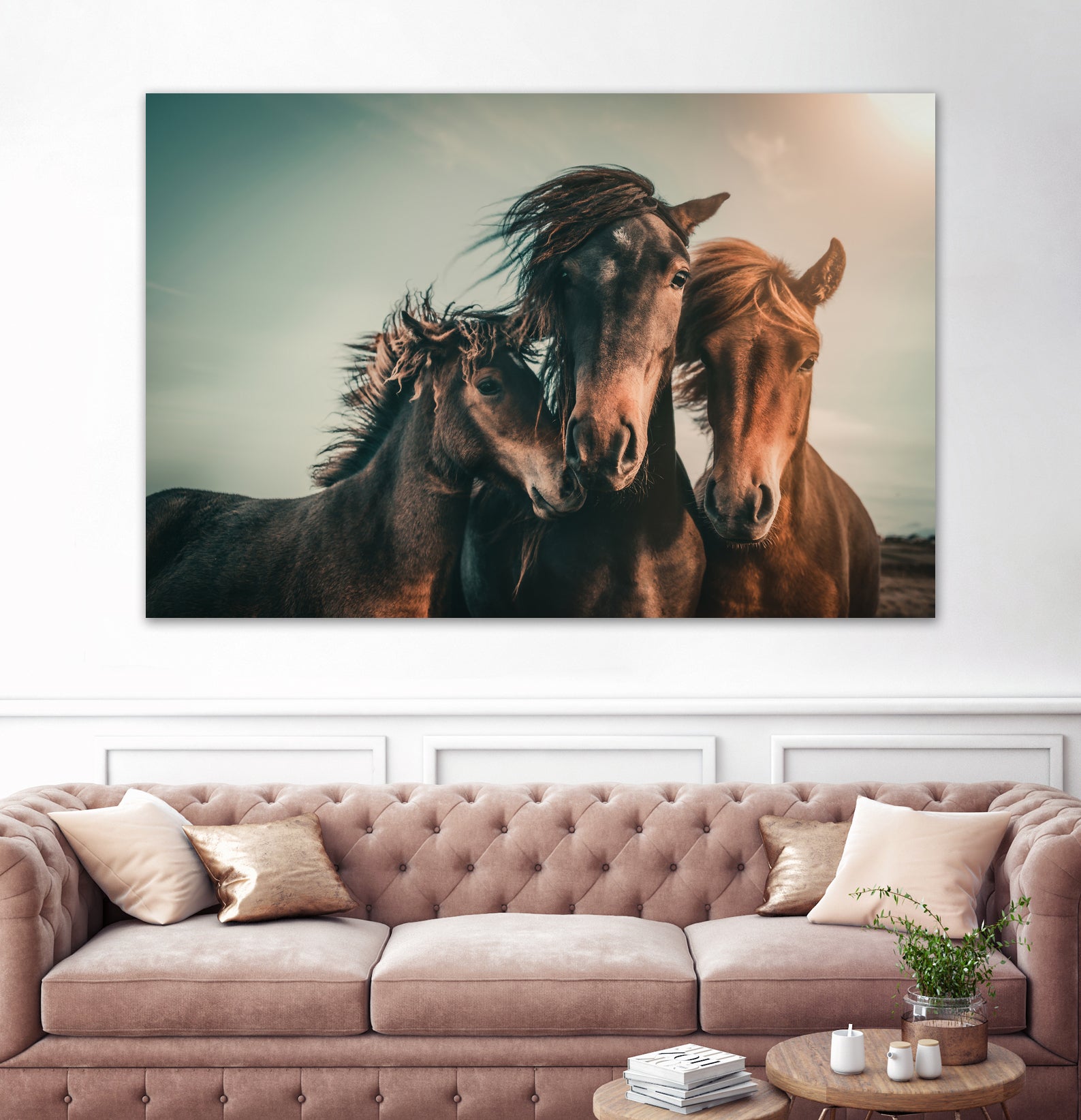 Family portrait by Marcus Hennen on GIANT ART - friendship animal friendship