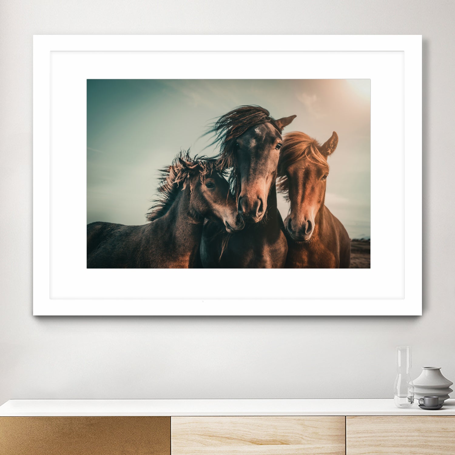 Family portrait by Marcus Hennen on GIANT ART - friendship animal friendship