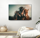 Family portrait by Marcus Hennen on GIANT ART - friendship animal friendship