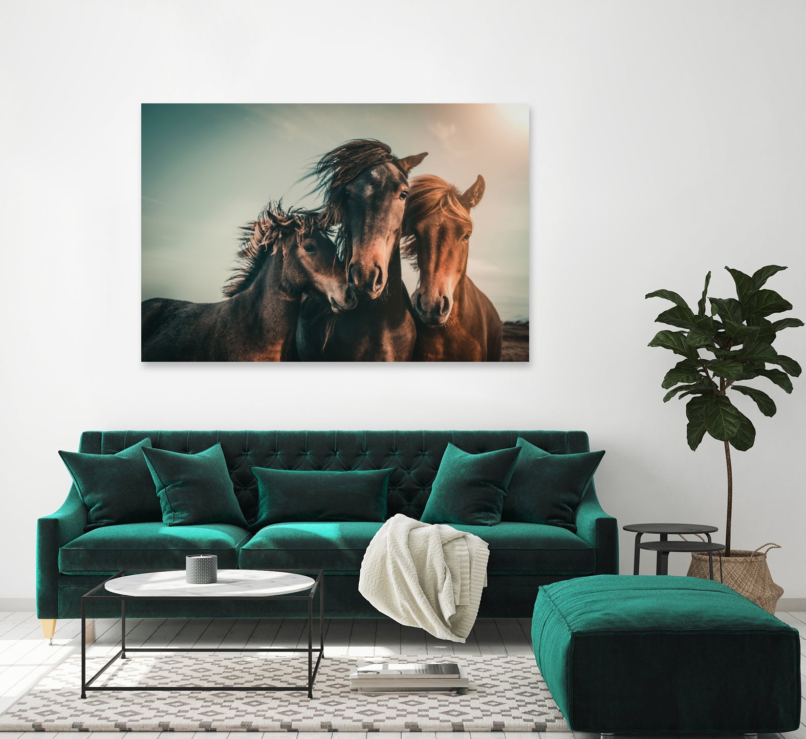 Family portrait by Marcus Hennen on GIANT ART - friendship animal friendship