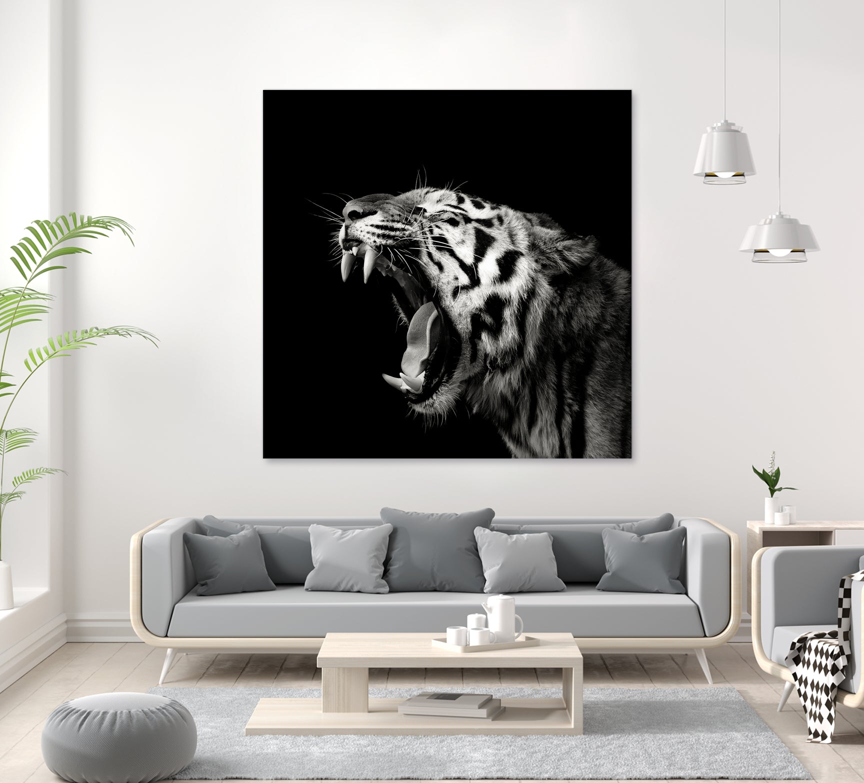 Primal Yawn #4 by Christian Meermann on GIANT ART - feline animal feline