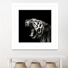 Primal Yawn #4 by Christian Meermann on GIANT ART - feline animal feline