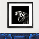Primal Yawn #4 by Christian Meermann on GIANT ART - feline animal feline