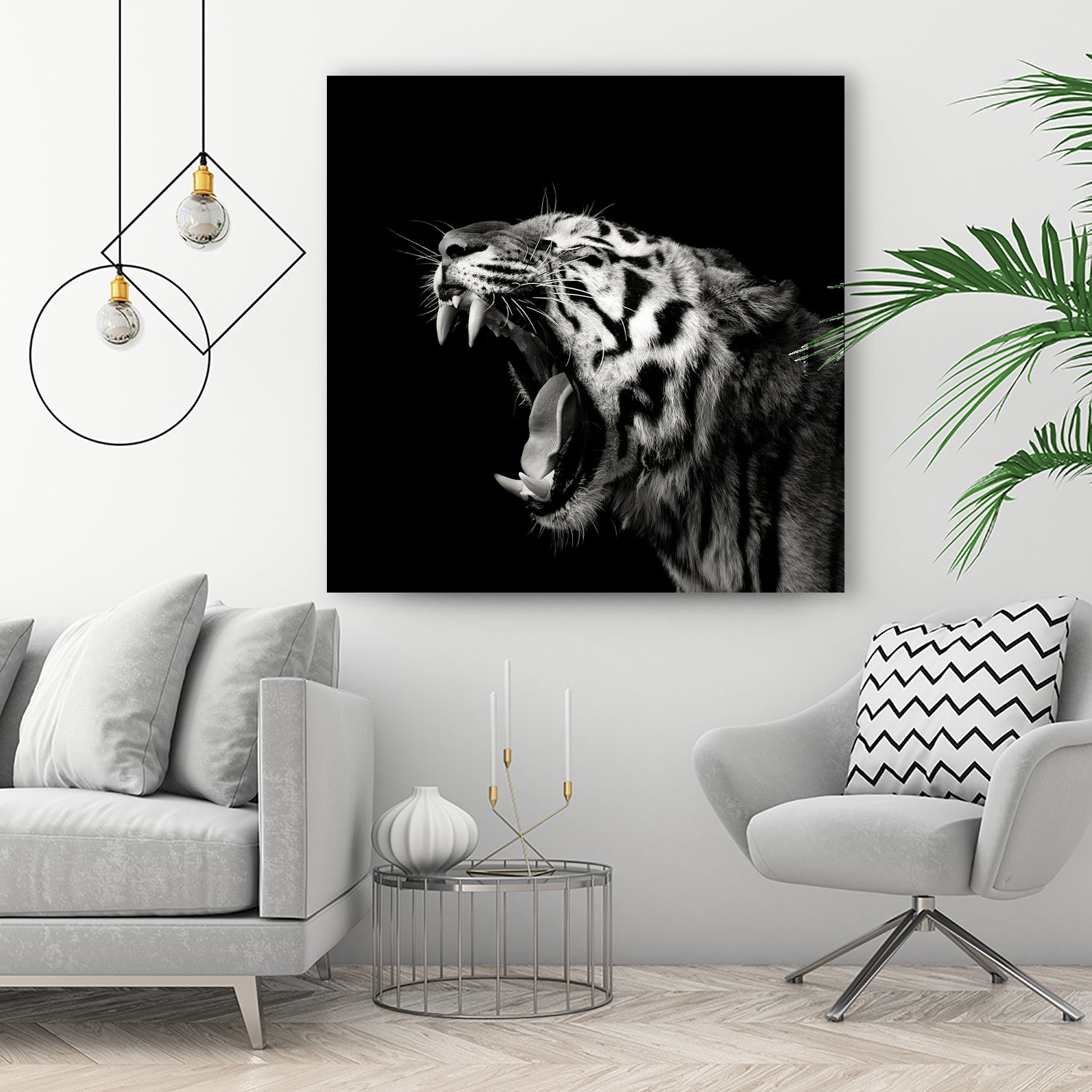 Primal Yawn #4 by Christian Meermann on GIANT ART - feline animal feline