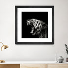 Primal Yawn #4 by Christian Meermann on GIANT ART - feline animal feline