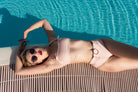 Poolside by Colin on GIANT ART - beige figurative sunbathing