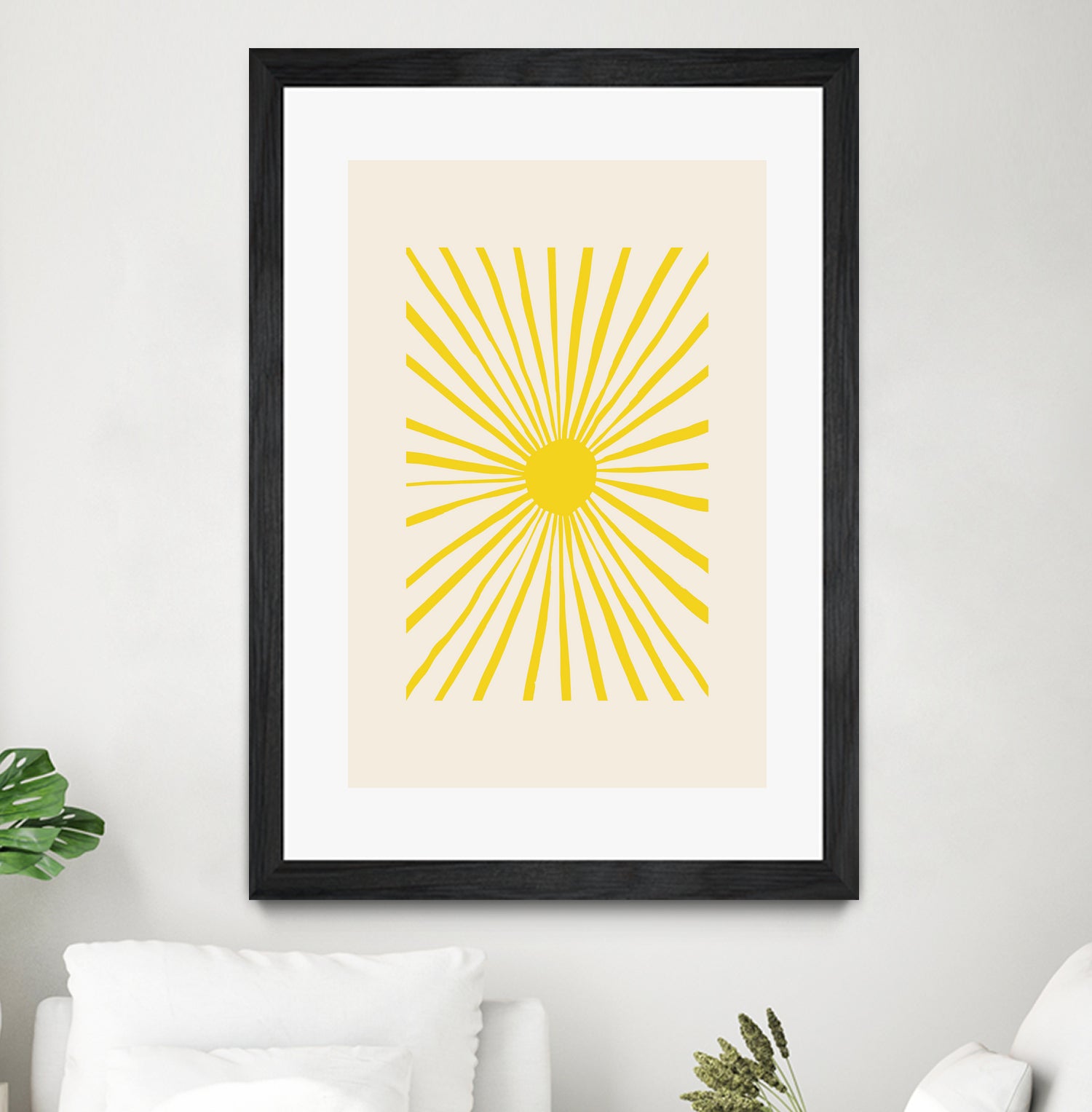 The Sun by Pictufy on GIANT ART - geometric sun