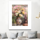 Still life with flowers by Andrey on GIANT ART - pink botanical flowers