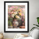 Still life with flowers by Andrey on GIANT ART - pink botanical flowers