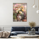 Still life with flowers by Andrey on GIANT ART - pink botanical flowers