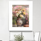 Still life with flowers by Andrey on GIANT ART - pink botanical flowers