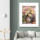 Still life with flowers by Andrey on GIANT ART - pink botanical flowers