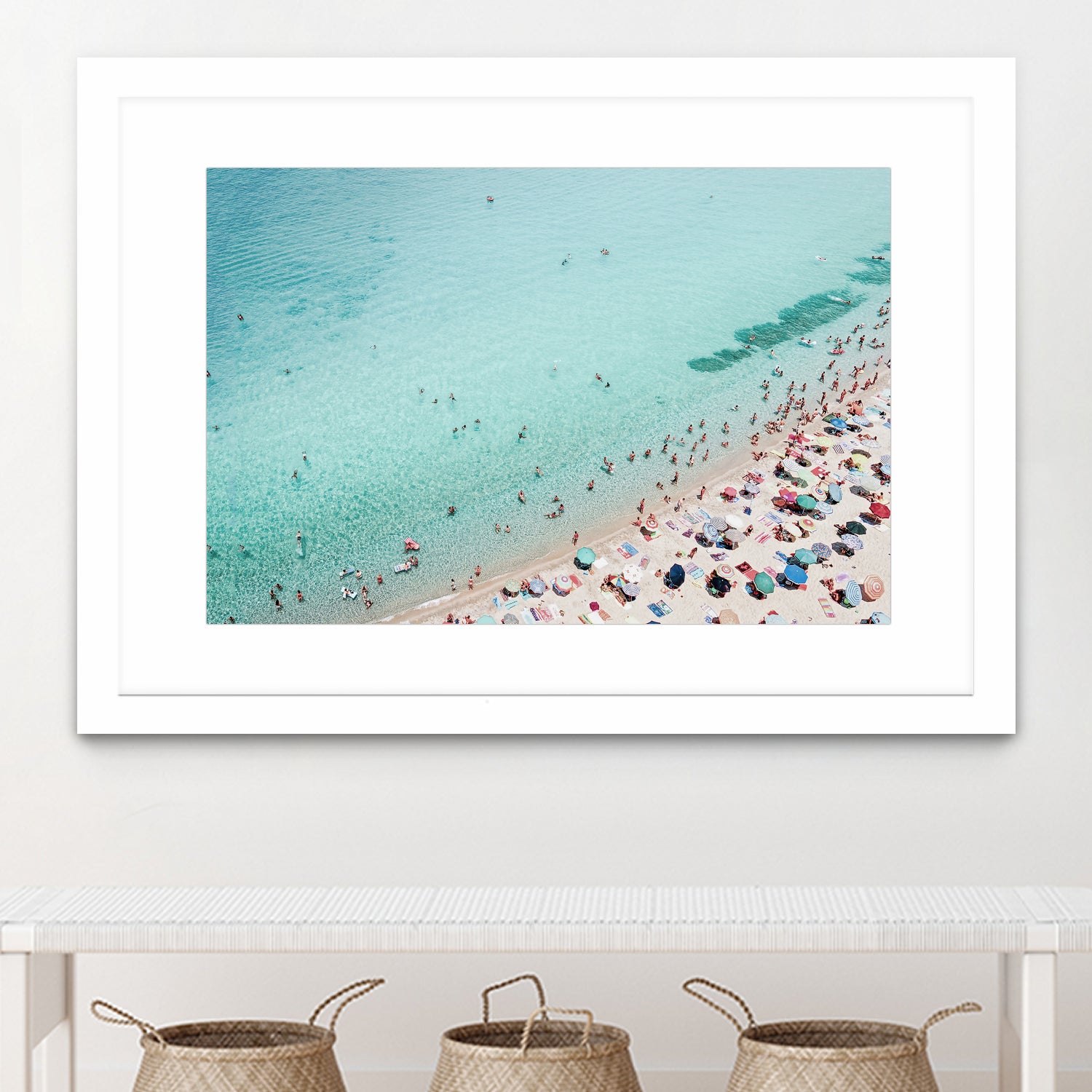 Busy Beach by Kathrin on GIANT ART - photography water