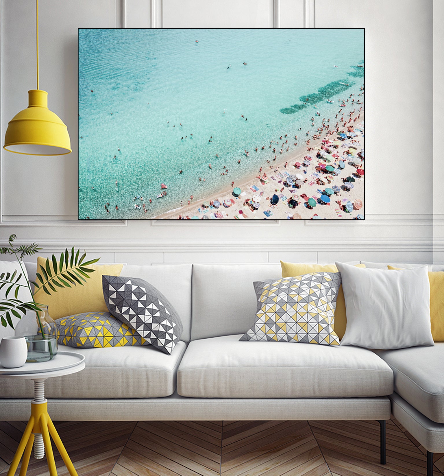 Busy Beach by Kathrin on GIANT ART - photography water