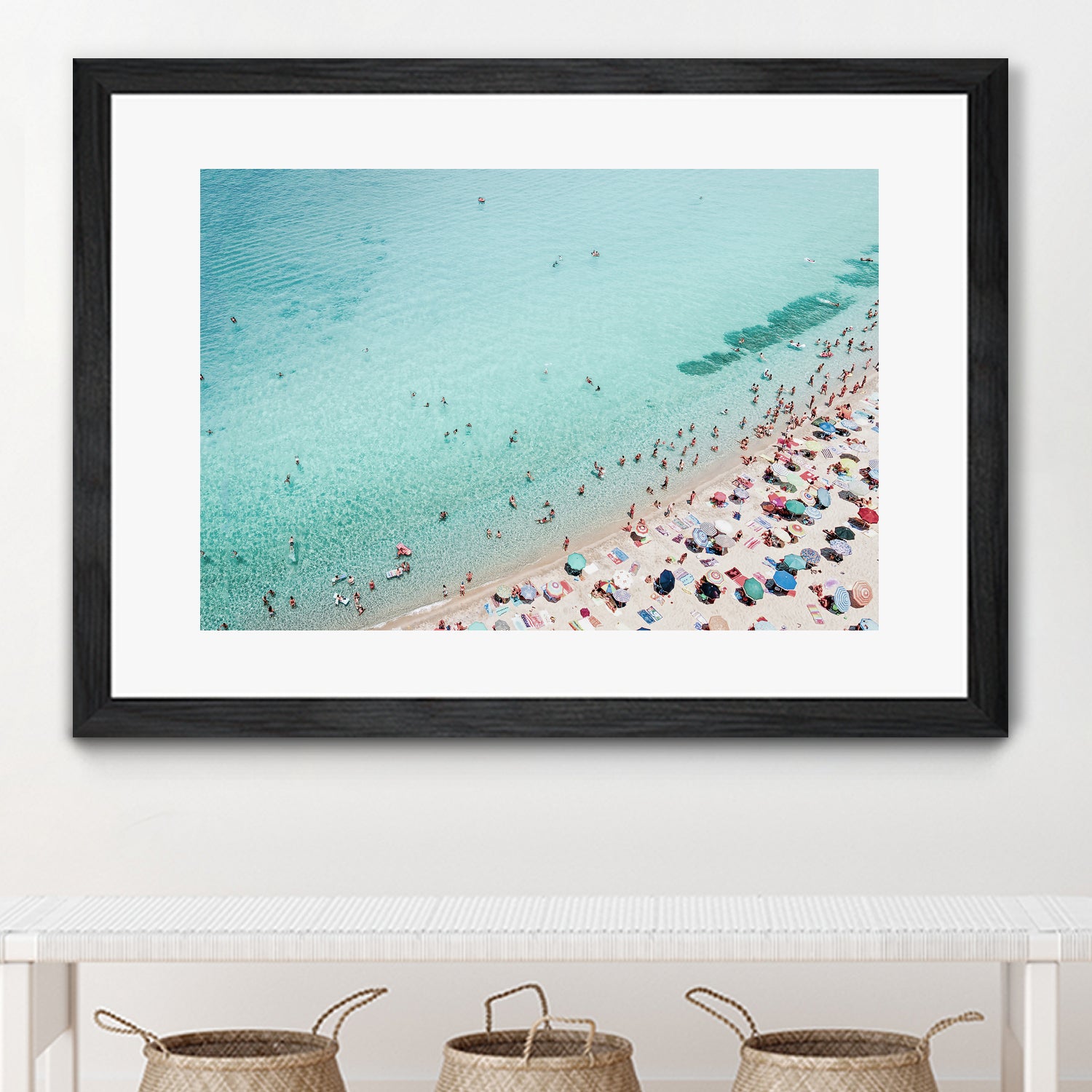 Busy Beach by Kathrin on GIANT ART - photography water