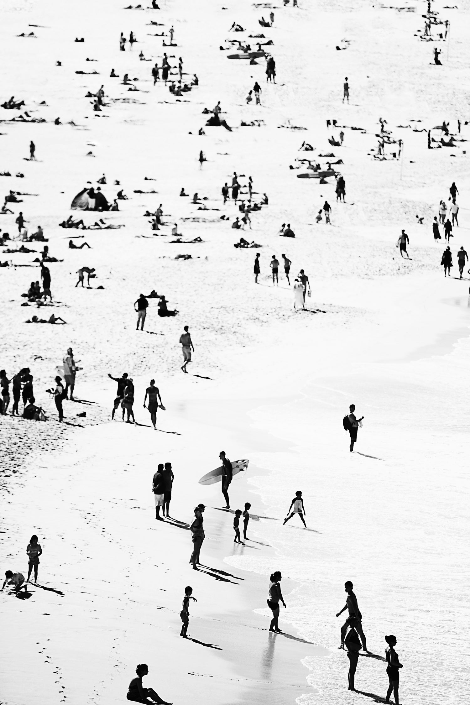 Beach Silhouettes by Kathrin on GIANT ART - photography person