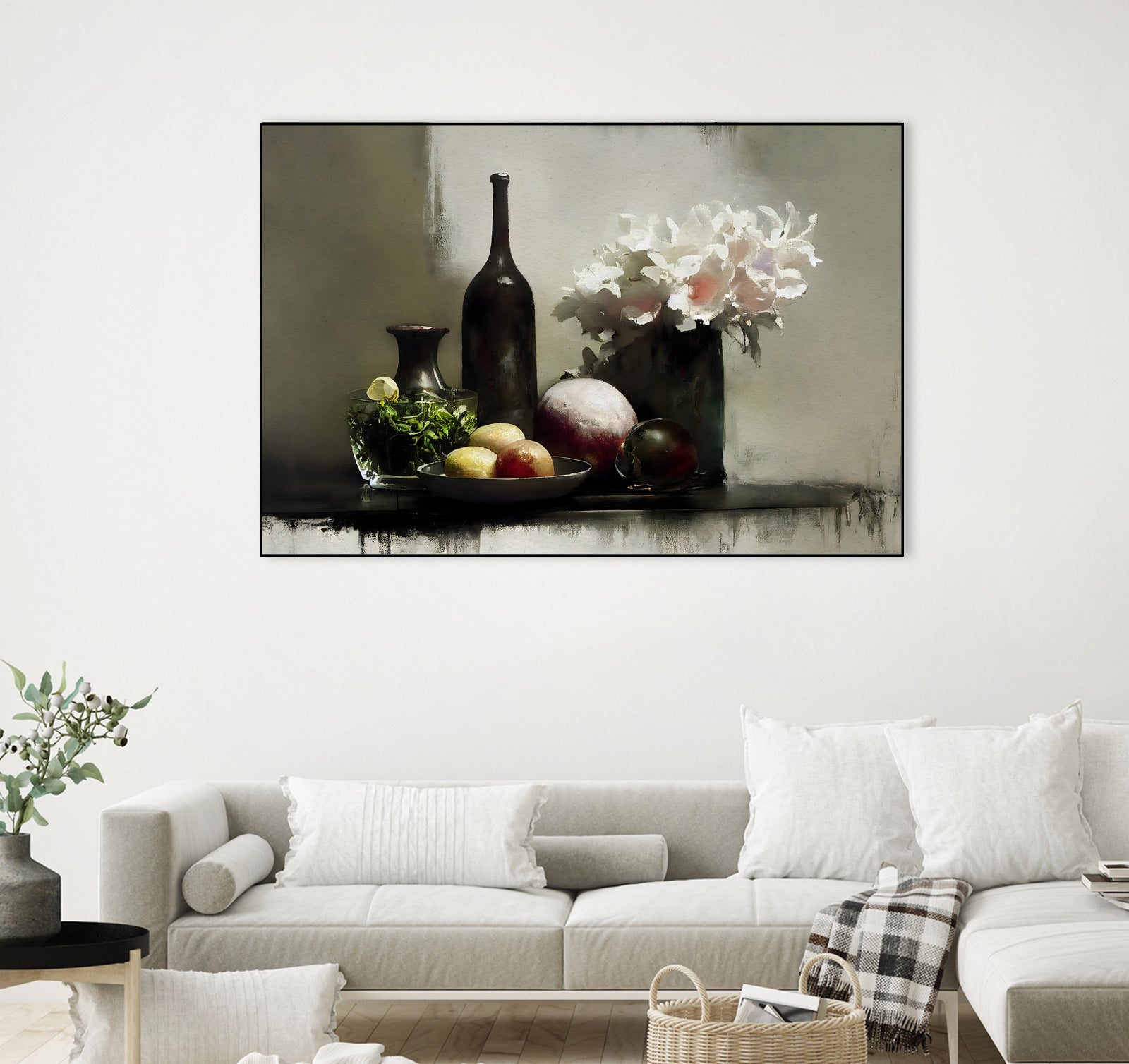 Stilllife With Black Bottle by Treechild on GIANT ART - still life stilllife