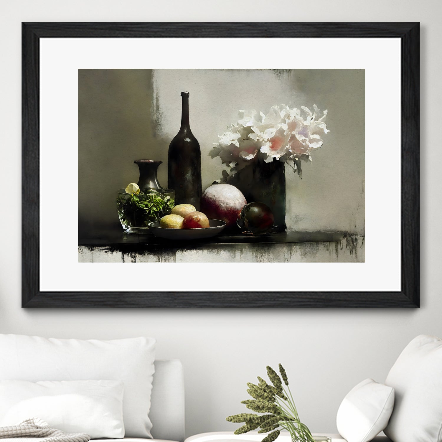 Stilllife With Black Bottle by Treechild on GIANT ART - still life stilllife