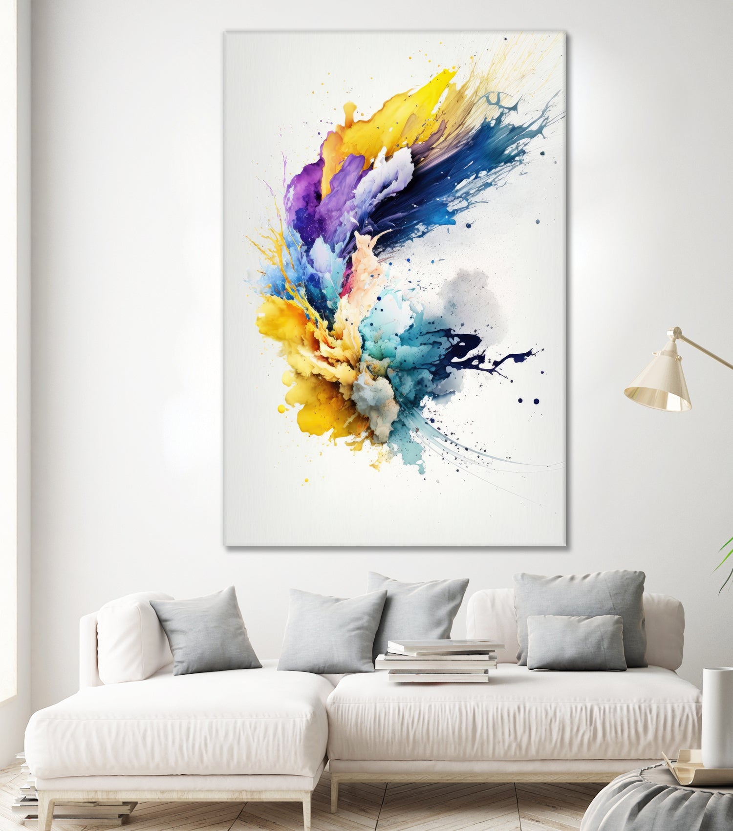 Mystic Fluidity by Mauro on GIANT ART - watercolors illustration watercolors