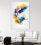 Mystic Fluidity by Mauro on GIANT ART - watercolors illustration watercolors