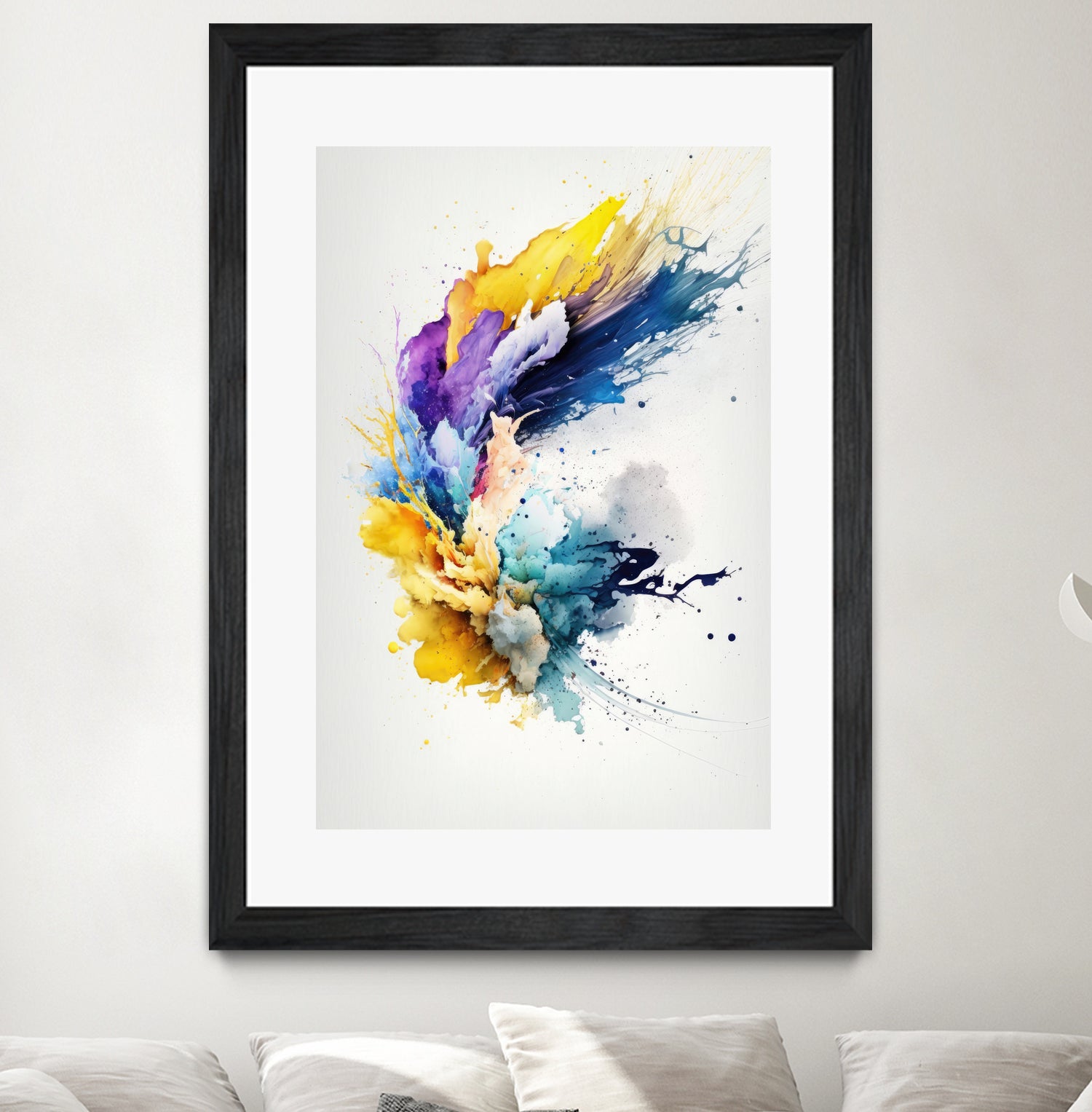 Mystic Fluidity by Mauro on GIANT ART - watercolors illustration watercolors