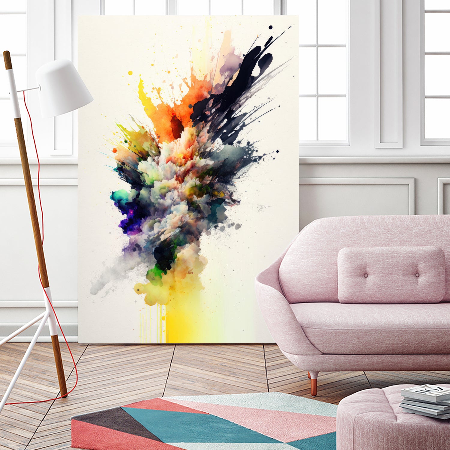 Colorful Explosion by Mauro on GIANT ART - splatter illustration splatter