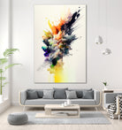 Colorful Explosion by Mauro on GIANT ART - splatter illustration splatter