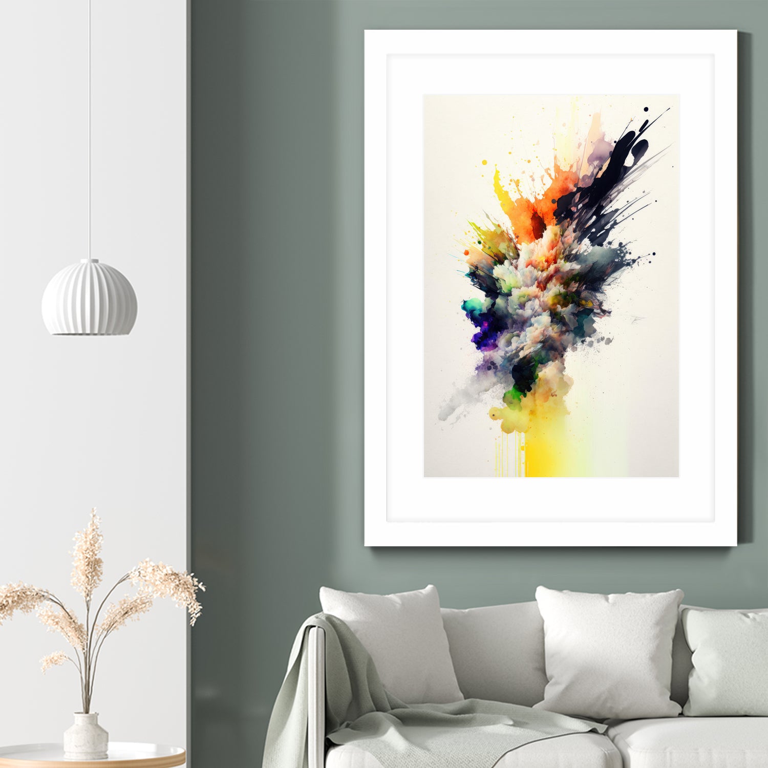 Colorful Explosion by Mauro on GIANT ART - splatter illustration splatter